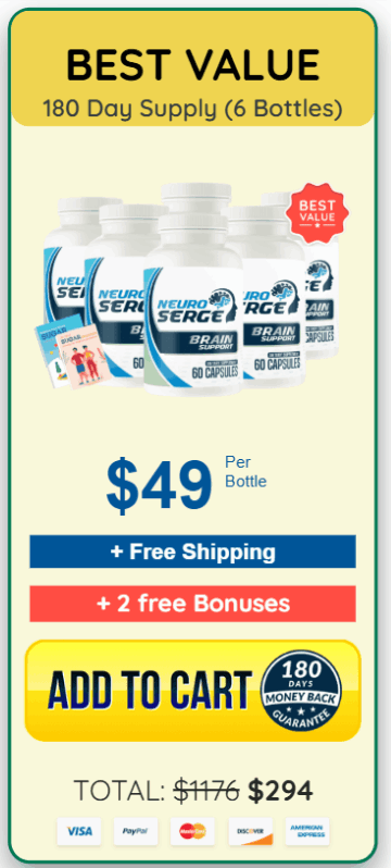Neuro Serge 6 bottle